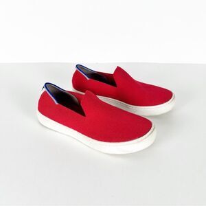 Rothy's The Kids Sneaker Slip-On Sneaker in Red Lollipop Size 1
